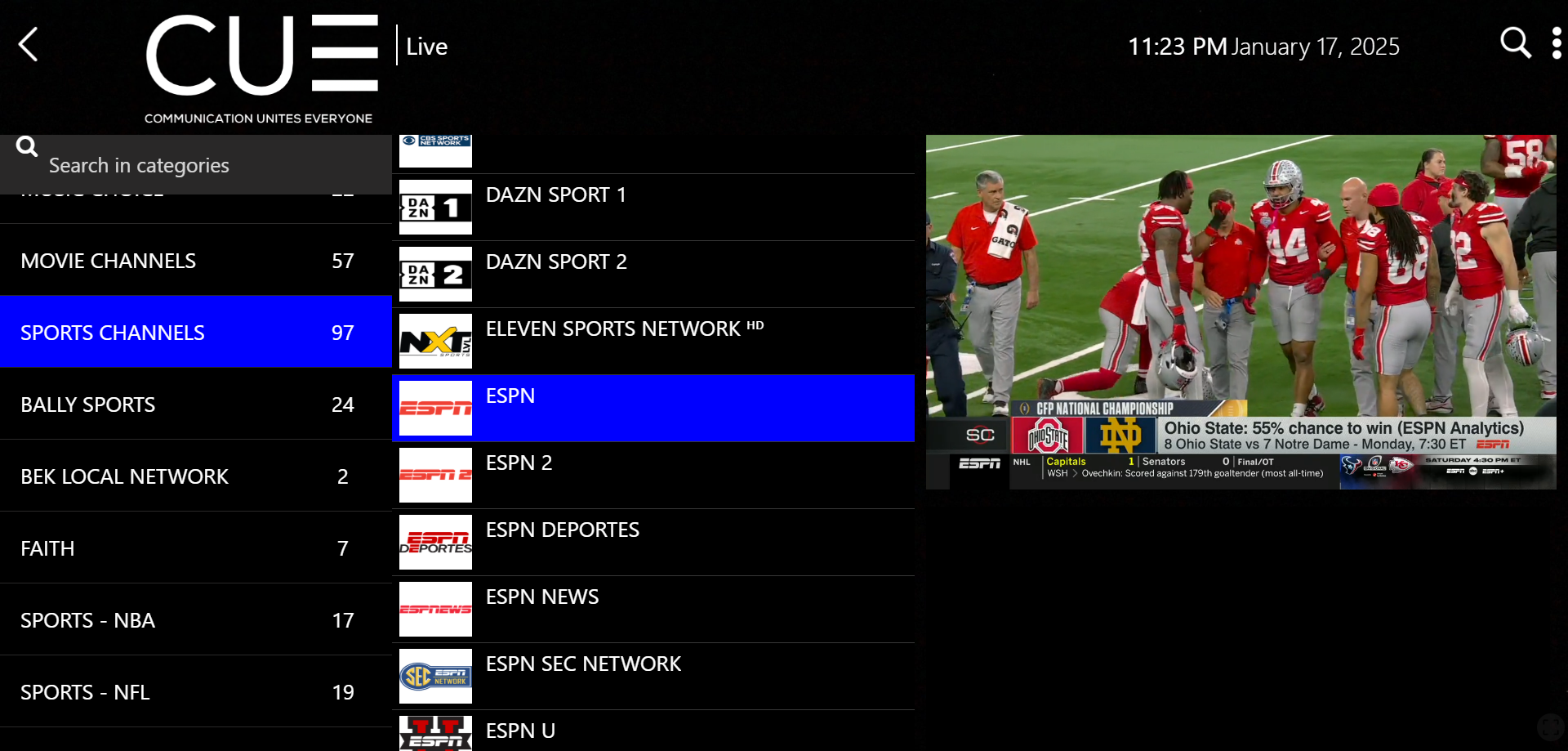 Cue Streaming Review Best Services and Channels